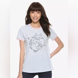 STUDIO GHIBLI MY NEIGHBOR TOTORO 30th ANNIVERSARY STRIPED RINGER TEE! Miyazaki